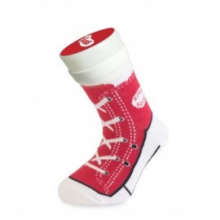 Bláznivé ponožky - kecky červené