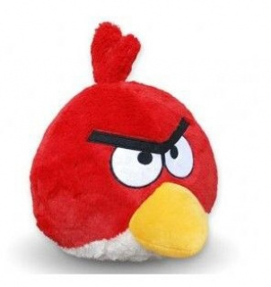 Červený pták Angry Birds - Velikost 25 cm