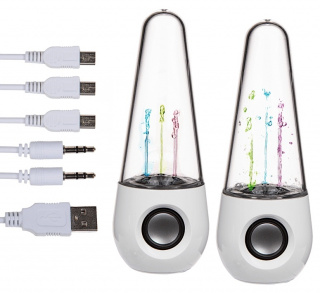 Vodní reproduktory s LED osvětlením