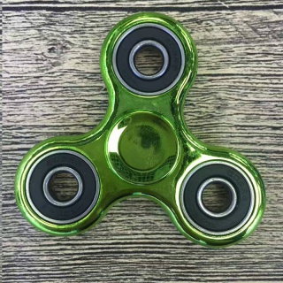 Fidget Spinner - Kovový - Zelený