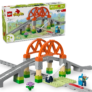 LEGO® DUPLO® 10426 Železniční most a koleje – rozšiřující sada
