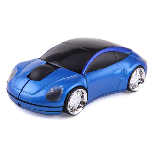PC myš auto bezdrátová - modrá