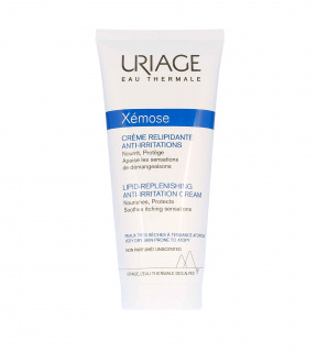 URIAGE Xémose Lipid-Replenishing Anti-Irritation Cream relipidační zklidňující krém pro velmi suchou citlivou a atopickou pokožku 200 ml