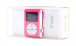 Mini MP3 přehrávač s displejem - růžový