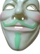 Maska Anonymous - zelená