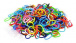 Loom Bands gumičky s háčkem na pletení - barevný voňavý mix