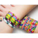 Loom Bands gumičky s háčkem na pletení - fialové