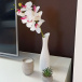 Umělé květiny orchidej - bílá