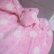 Ručníkové šaty - koupelová sada - světle růžová