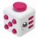 Fidget Cube - antistresová kostka - bílá/růžová