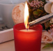 Dárková svíčka - růže