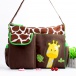 Taška pro maminky - zelená žirafa