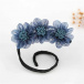 Spona do vlasů květiny - modrá