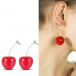 Ovocné náušnice - třešně