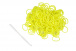 Loom Bands gumičky s háčkem na pletení - žluto/bíle