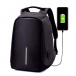 Bezpečnostní batoh s USB nabíječkou - černý